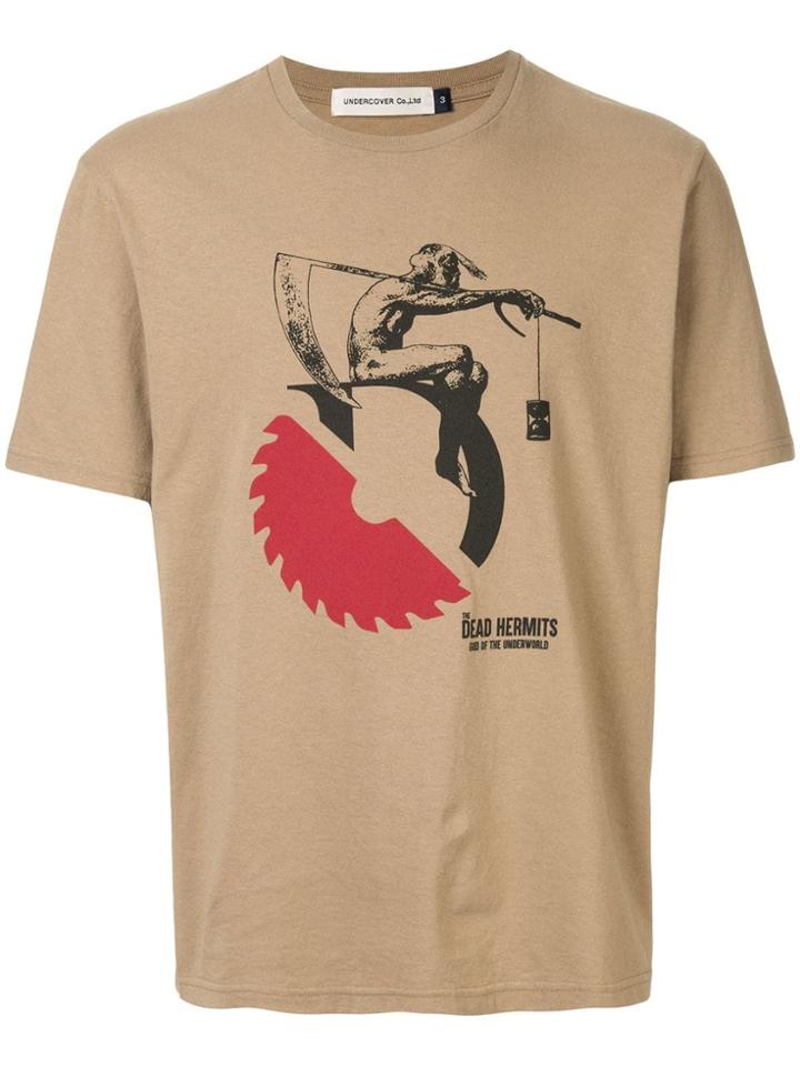 Undercover 'dead Hermits' Print T-shirt - Brown