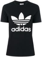 Adidas Adidas Originals Trefoil Print T-shirt - Black