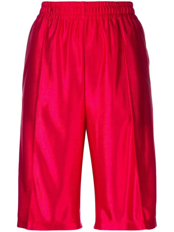 Faith Connexion Side-striped Track Shorts - Red