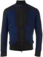 Diesel Black Gold Panelled Zip Sweatshirt