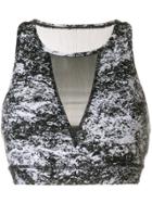 Dkny Cropped Sleevless Top - Black