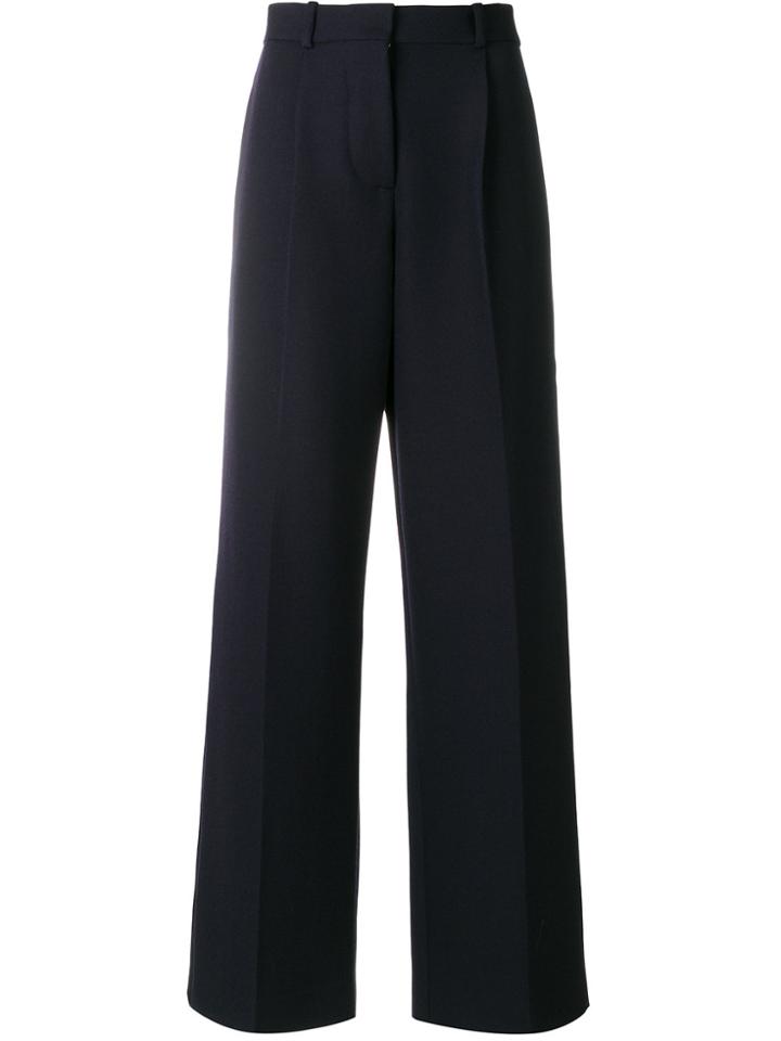 Victoria Beckham Tailored Palazzo Pants - Blue