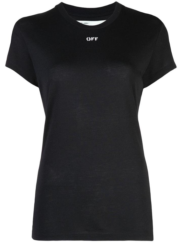 Off-white 'off' Print T-shirt - Black