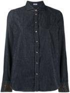 Brunello Cucinelli Button Denim Shirt - Blue