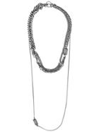 Ann Demeulemeester Layered Chain Necklace - Metallic