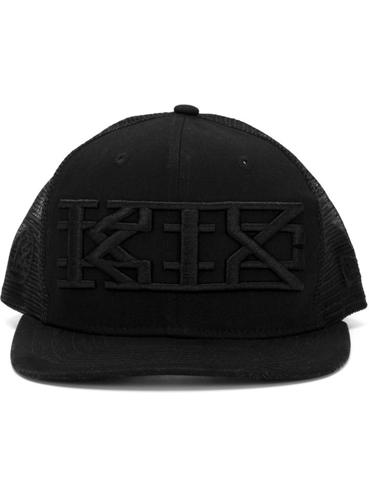 Ktz Embroidered Logo Baseball Cap - Black