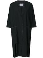 Demoo Parkchoonmoo Oversized Belted Kimono Coat - Black