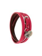 Alexander Mcqueen Multi Wrap Bracelet - Red