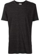 321 Round Neck T-shirt, Men's, Size: Medium, Black, Cotton