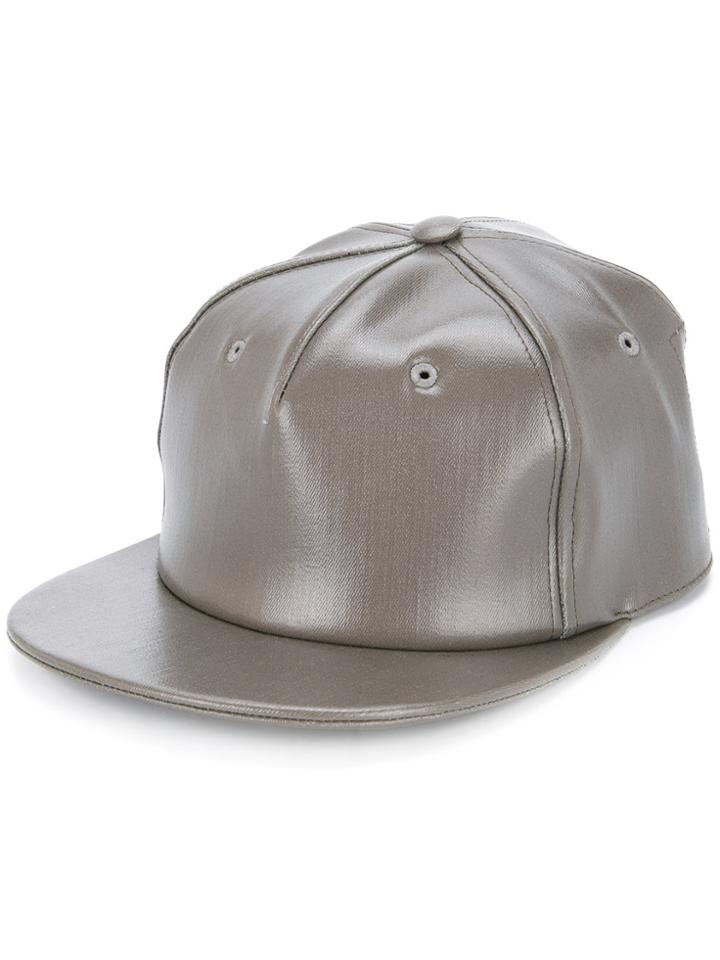 Rick Owens Drkshdw Panelled Cap - Brown