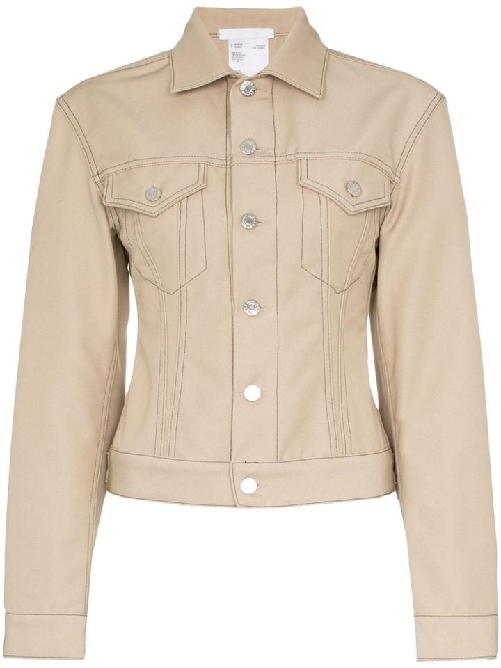 Helmut Lang Denim Jacket - Neutrals