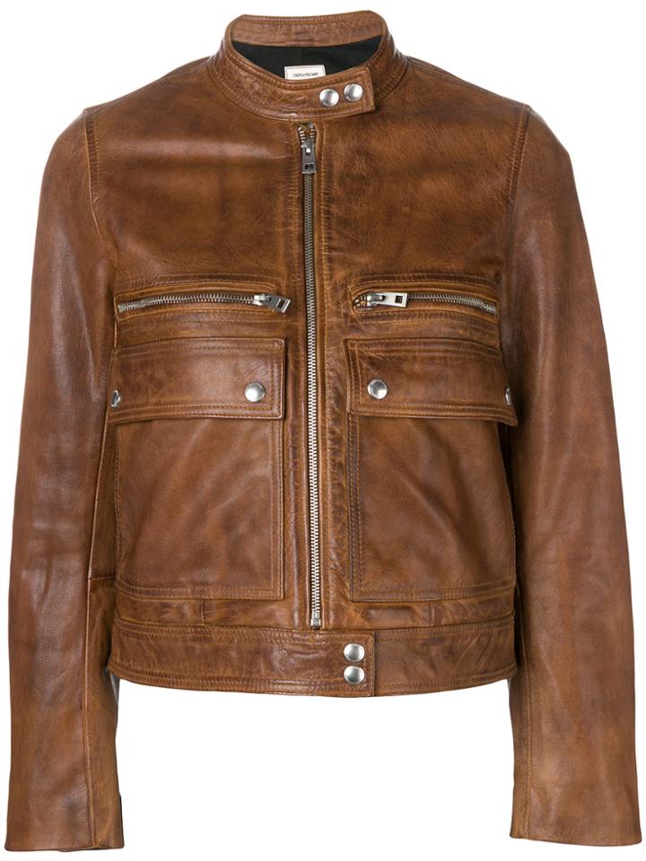 Zadig & Voltaire Love Aviator Jacket - Brown