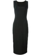 Dolce & Gabbana Vintage Square-shaped Collar Sheath Dress - Black