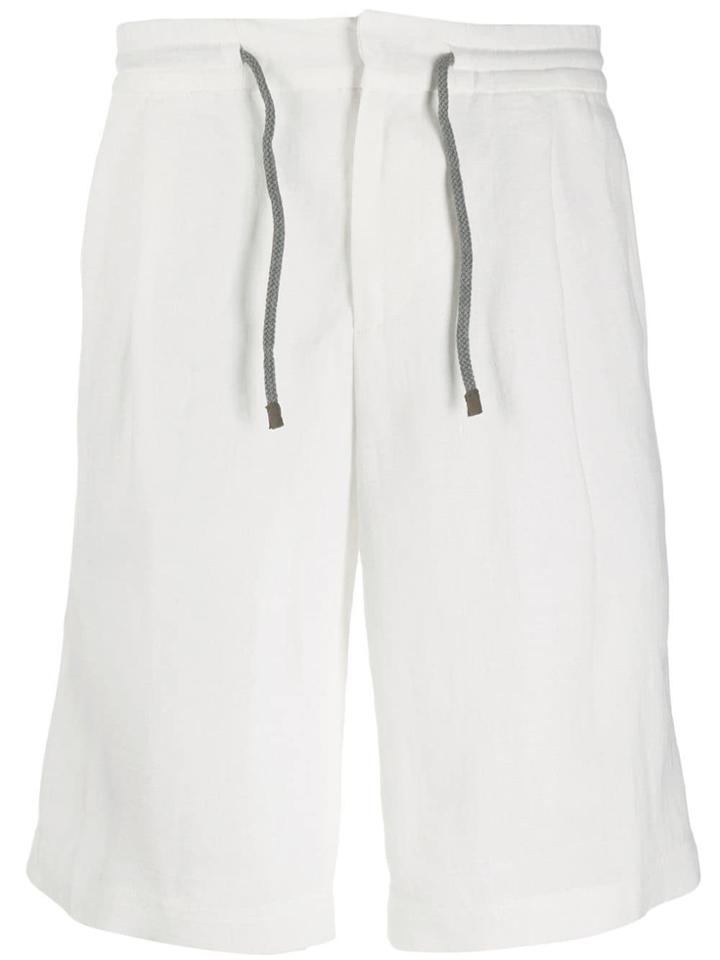 Brunello Cucinelli Drawstring Shorts - White