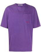 Acne Studios Logo Print T-shirt - Purple