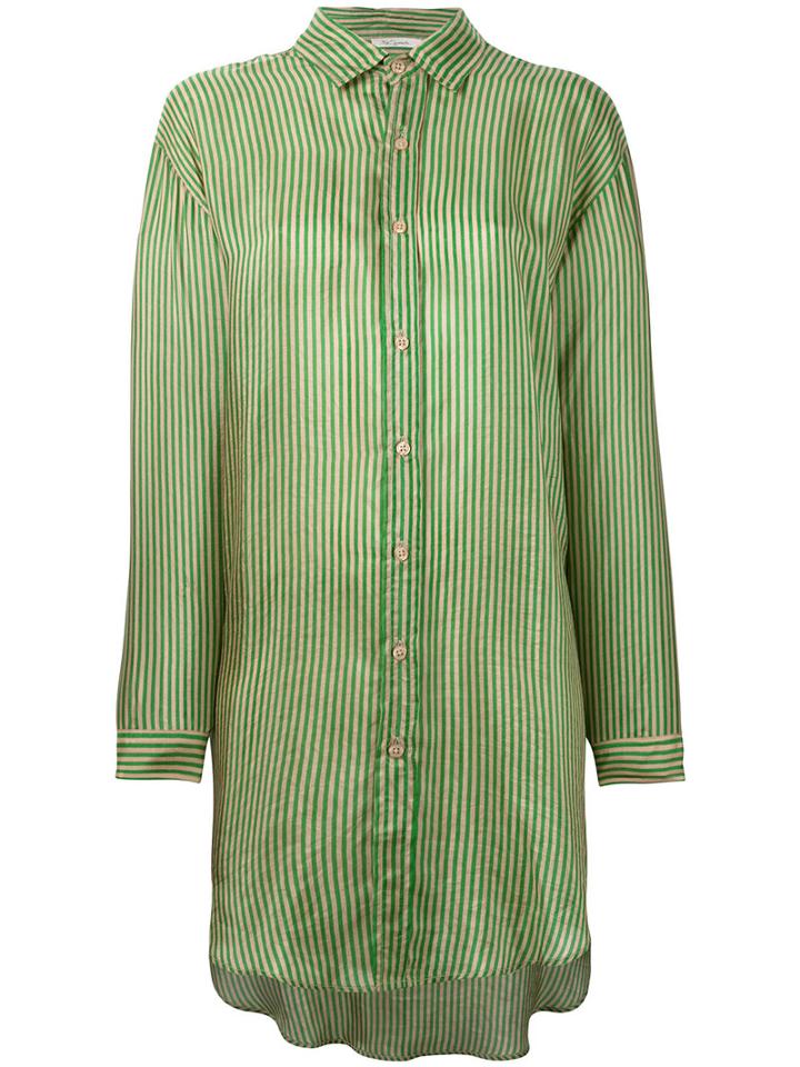 Mes Demoiselles - 'agassi' Shirt - Women - Silk - 1, Green, Silk