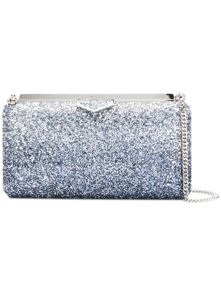 Jimmy Choo Ellipse Clutch Bag - Metallic