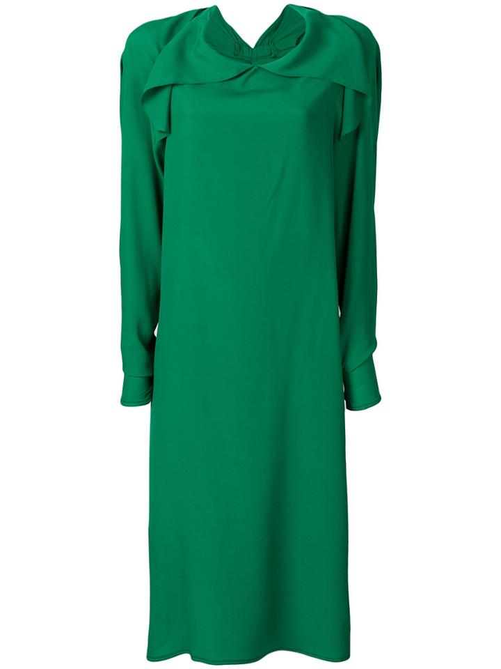 Marni Long Sleeved Dress - Green