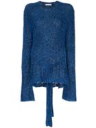 Dion Lee Paper Towel Sweater - Blue