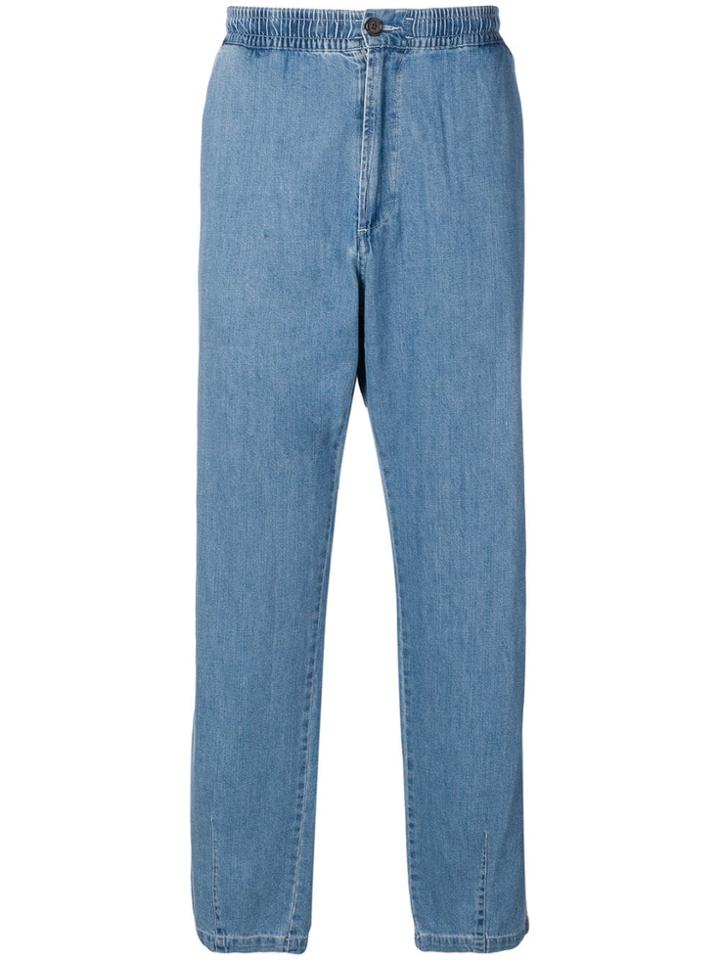 Universal Works Track Style Jeans - Blue