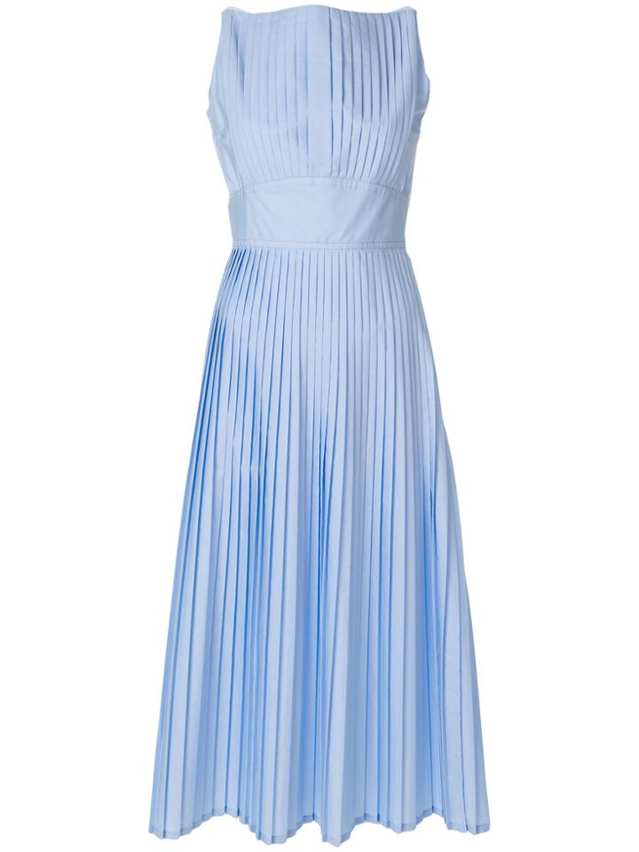 Goat Pleated Felisse Dress - Blue