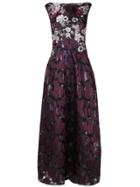 Talbot Runhof Noralee Dress - Pink & Purple