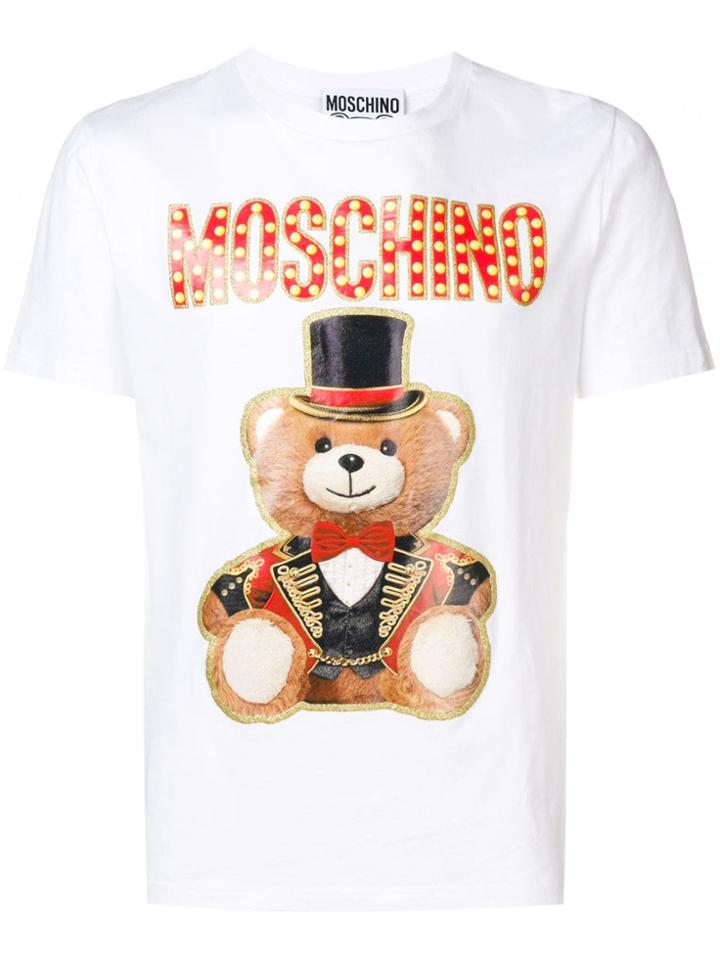 Moschino Teddy Logo T-shirt - 1001 White