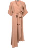 Ginger & Smart Kimono Wrap Dress - Brown