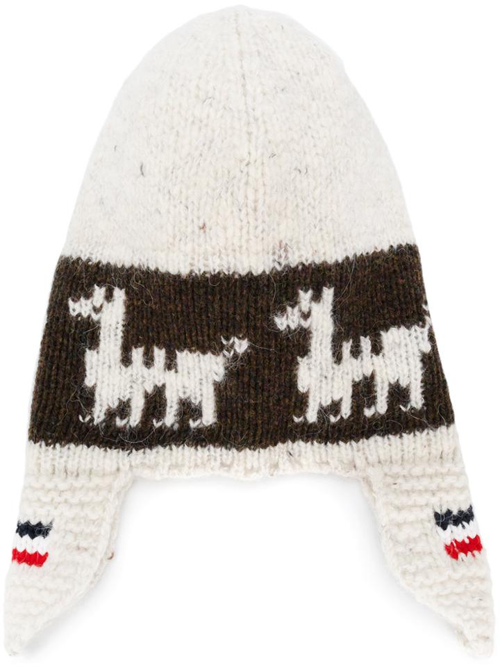 Moncler Patterned Hat - Nude & Neutrals