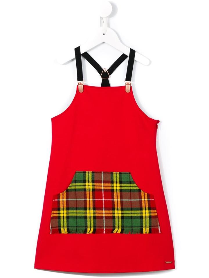 Jean Paul Gaultier Suspender Strap Dress, Girl's, Size: 6 Yrs, Red