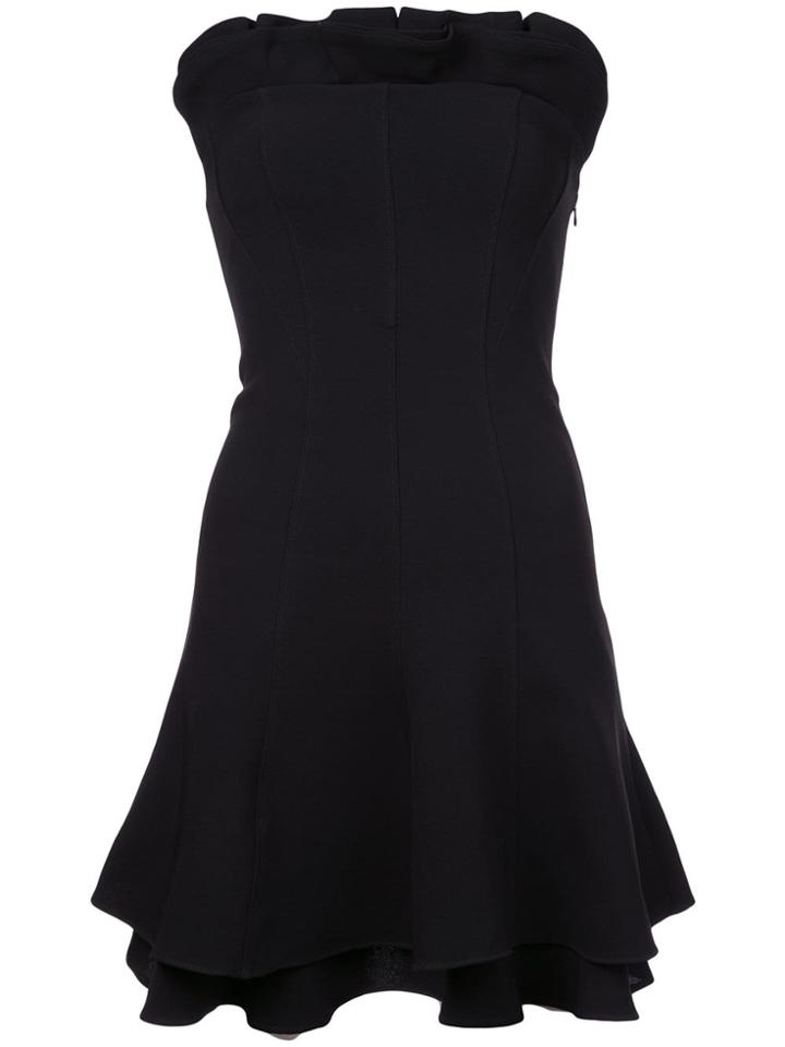 Cinq A Sept Flared Bandeau Dress - Black