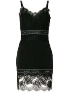 Dolce & Gabbana Lace Slip Dress - Black