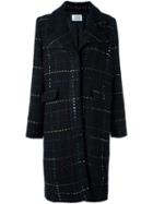 Libertine-libertine 'talk' Buttoned Coat, Women's, Size: Small, Black, Wool/acrylic/polyester
