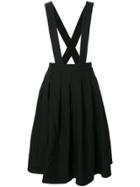 Comme Des Garçons Girl Pinafore Pleated Skirt - Black
