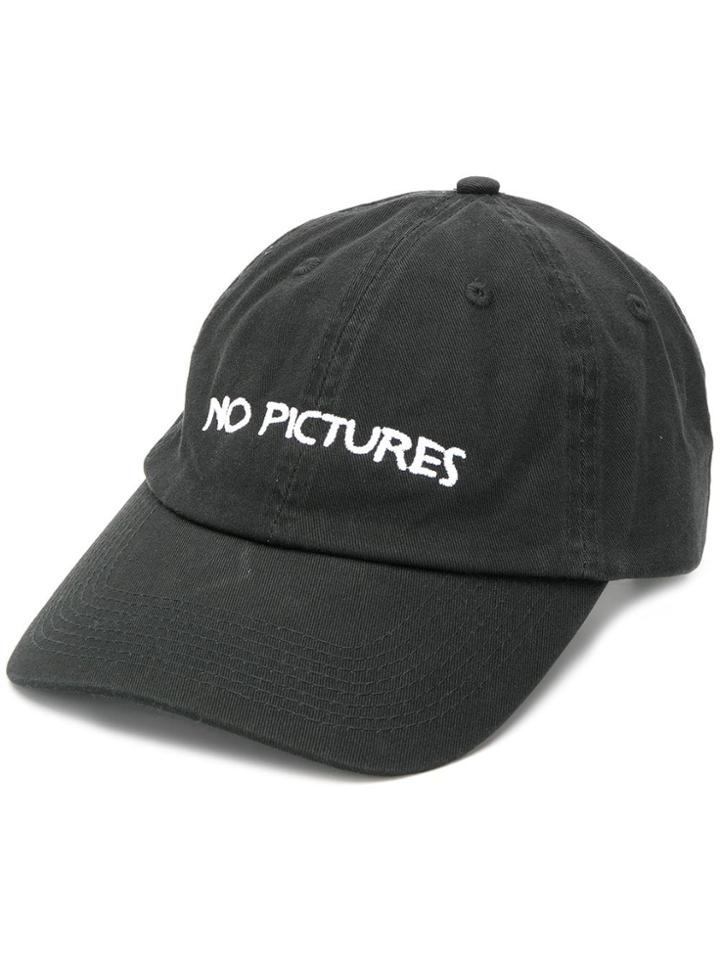 Nasaseasons No Pictures Cap - Black