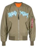 Travis Scott Astroworld Sicko Mode Bomber Jacket - Grey