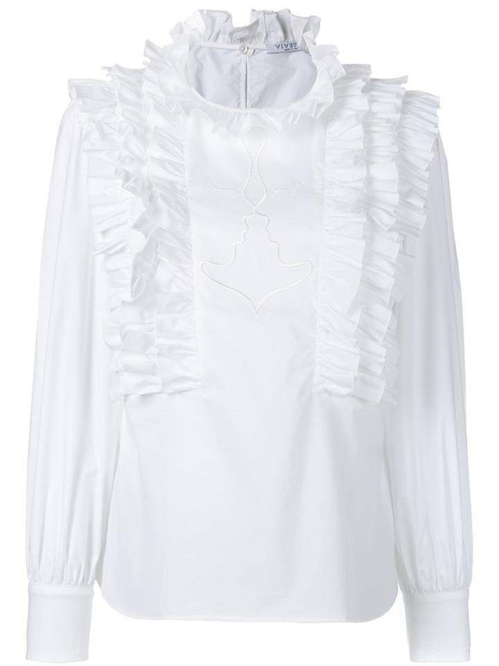 Vivetta Monaco Ruffled Blouse - White