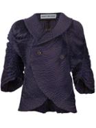 Issey Miyake Shawl Double-breasted Jacket