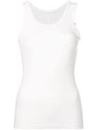 Helmut Lang Ribbed Vest - White