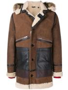 Schott Yeti Fox Fur Trimmed Hood Parka - Brown