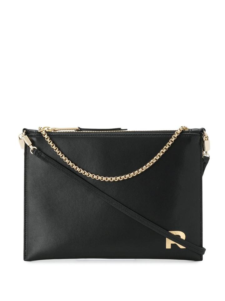 Rochas Metallic Chain Tote Bag - Black