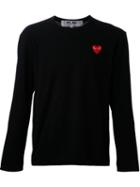 Comme Des Garçons Play Embroidered Heart T-shirt