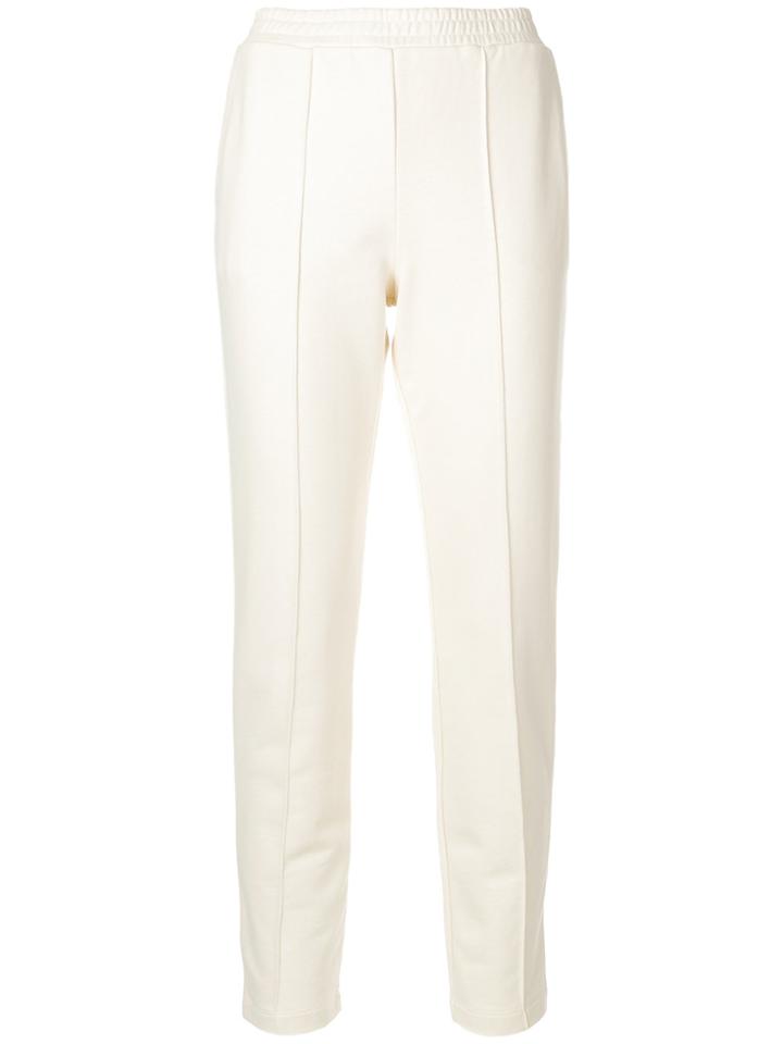 T By Alexander Wang Slim-fit Track Pants - Nude & Neutrals