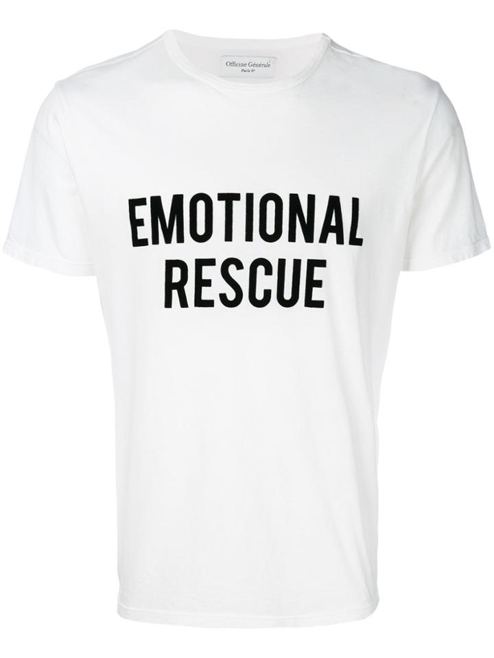 Officine Generale Emotional Rescue T-shirt - White