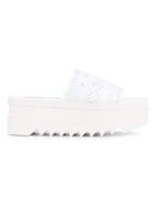 Stella Mccartney Slip-on Platform Sandals, Women's, Size: 40, White, Polyester/polyurethane