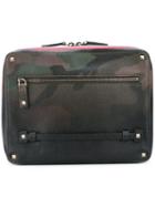 Valentino - Camouflage Pouch - Men - Calf Leather - One Size, Green, Calf Leather