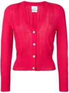 Barrie Classic Slim-fit Cardigan - Pink
