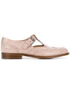 Church's Classic Buckled Brogues - Pink & Purple
