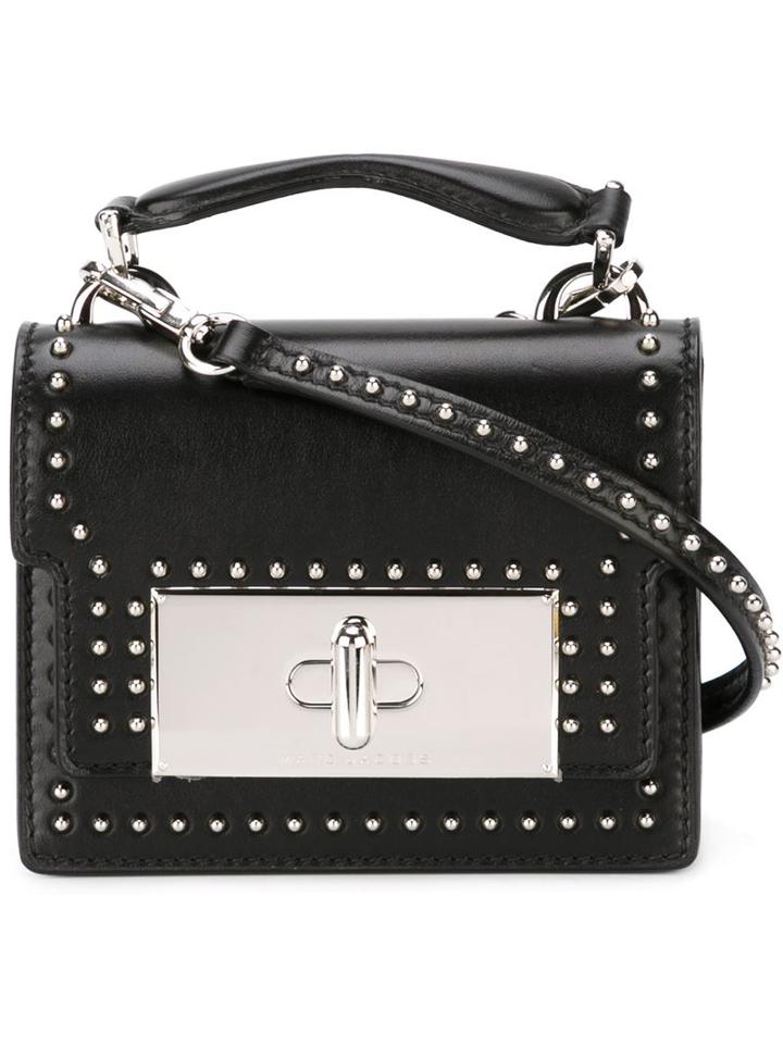 Marc Jacobs Mini Mischief Studded Crossbody Bag, Women's, Black, Calf Leather/nickel