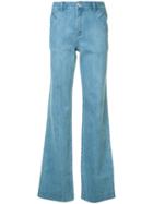 A.p.c. - Wide-leg Jeans - Women - Cotton/polyurethane - 27, Blue, Cotton/polyurethane